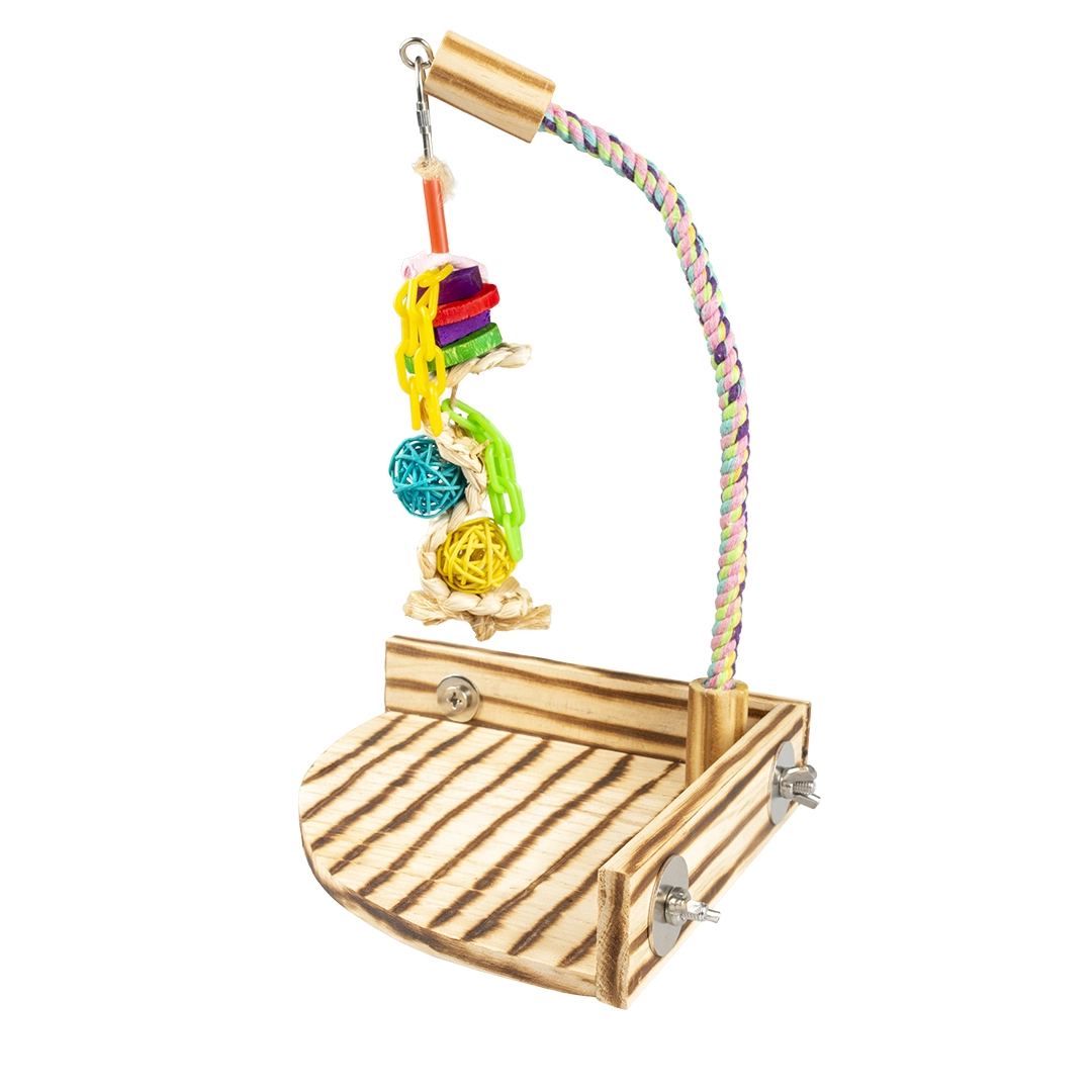 Duvo Fuglelegeplads Lili flerfarvet 25x25x38 cm